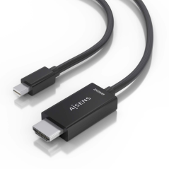 Câble convertisseur Aisens MINI DP vers HDMI 4K@60HZ - MINI DP/M-HDMI/M - 1,5 m - Noir