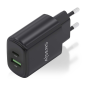 Chargeur Aisens 25W - 1xUSB-C PD3.0 - 1xUSB-A QC3.0 - Noir