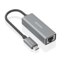 Convertisseur Aisens USB3.1 GEN1 USB-C vers Gigabit Ethernet 10/100/1000 MBPS - 15 cm - Gris