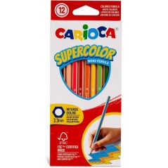 boîte de crayons de couleur Carioca Supercolor