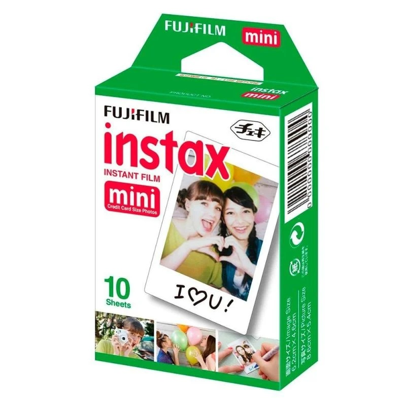Fujifilm Instax Mini - Pack de 10 Films Photo Instantanés - Compatible Instax Mini (46x62 mm) Fujifilm Instax Mini - Pack de 10 Films Photo Instantanés - Compatible Instax Mini (46x62 mm)