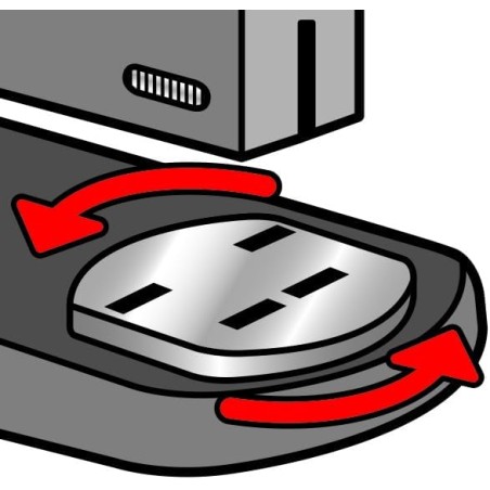 Maped Agrafeuse de bureau métallique Demi-bande A-3545 – Jusqu'à 25 feuilles à la fois – Prend en charge les agrafes 24/6 et