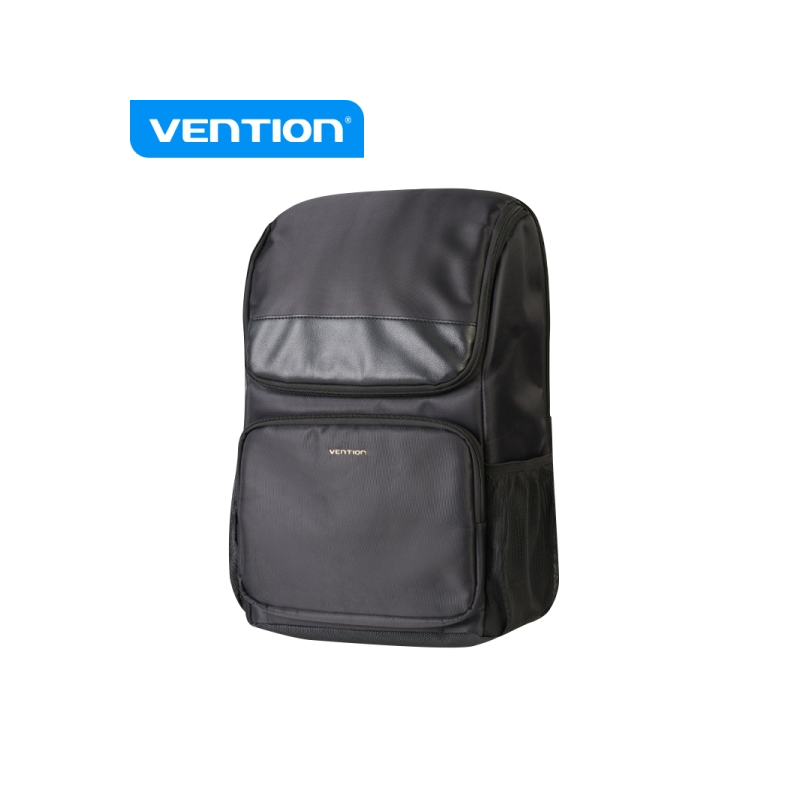 Sac à dos étanche pour ordinateur portable Vention - Tissu Oxford - Compartiment 15,6" - Capacité 19L - Couleur Noir