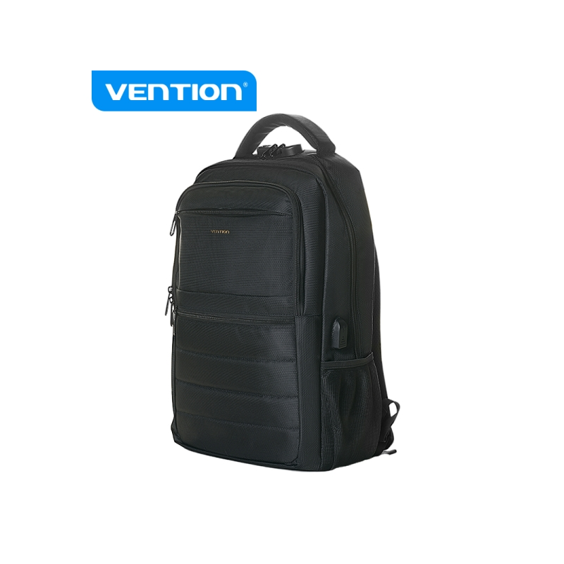 Sac à dos Vention TechPro SecurePack - Compatible avec ordinateurs portables jusqu'à 17" - Port USB - Fermeture éclair avec mot