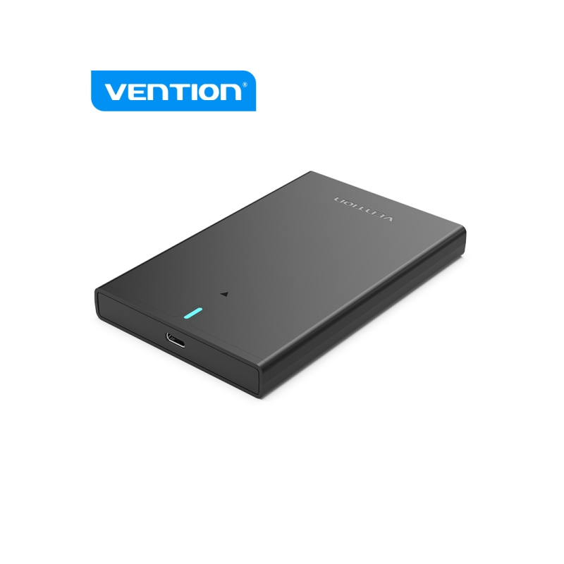 Boîtier Vention USB 3.1 Gen 2-C - Transfert 6 Gbps - UASP et Trim - Mode veille - Protection ABS - Installation facile