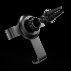 Support de téléphone à serrage automatique Vention - Clip de ventilation - Stabilité triangulaire - Rotation libre - Couleur