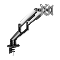 Support de table de jeu Aisens RGB avec contrepoids rotatif et inclinable pour moniteur/TV 9 kg (3 pivots - 2 bras) de 17 à 32"