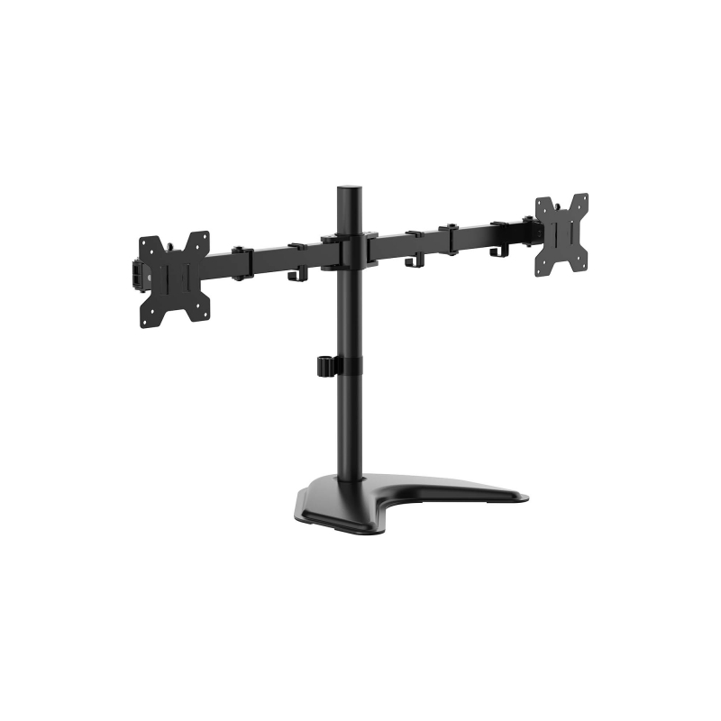 Support de table Aisens avec base pivotante et inclinable Eco pour moniteur/TV 10Kg (3 pivots - 2 bras) de 17 à 32" - Couleur