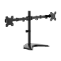 Support de table Aisens avec base pivotante et inclinable Eco pour moniteur/TV 10Kg (3 pivots - 2 bras) de 17 à 32" - Couleur