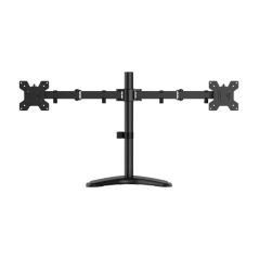 Support de table Aisens avec base pivotante et inclinable Eco pour moniteur/TV 10Kg (3 pivots - 2 bras) de 17 à 32" - Couleur