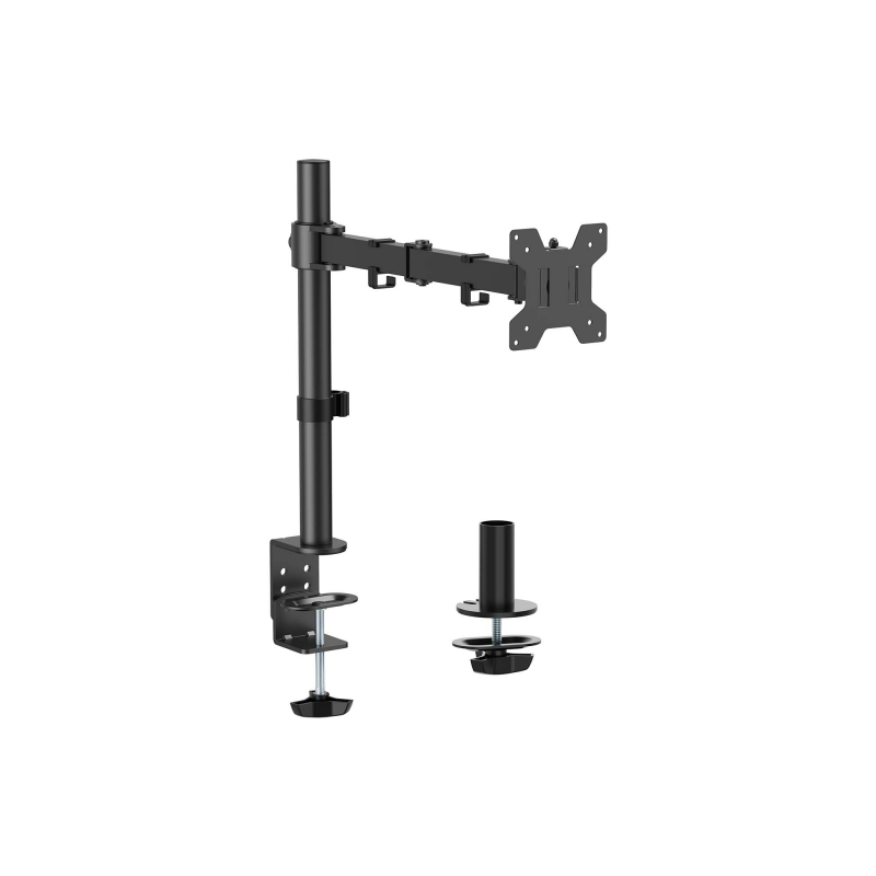 Aisens Eco Support de Table Rotatif et Inclinable pour Moniteur/TV 10Kg (3 Pivots - 1 Bras) de 17-32" - Couleur Noir