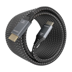 Aisens Câble HDMI V2.1 Ultra Haut Débit / HEC 8K@60Hz 48Gbps - A/MA/M - 1m - Couleur Gris