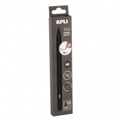 crayon noir HB Apli emballé