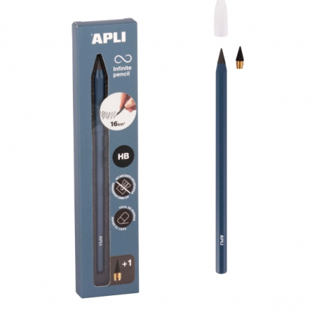crayon infini bleu Apli emballé