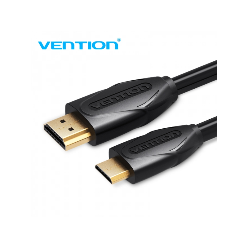 Câble HDMI mâle vers mini HDMI mâle Vention - 2 m - Couleur noire