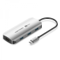 Station d'accueil Vention 5 en 1 USB-C vers HDMI/3xUSB3.0/PD - 0,15m - Aluminium gris