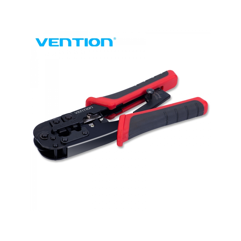 Pince à sertir en métal Vention pour RJ45 - Couleur noir et rouge