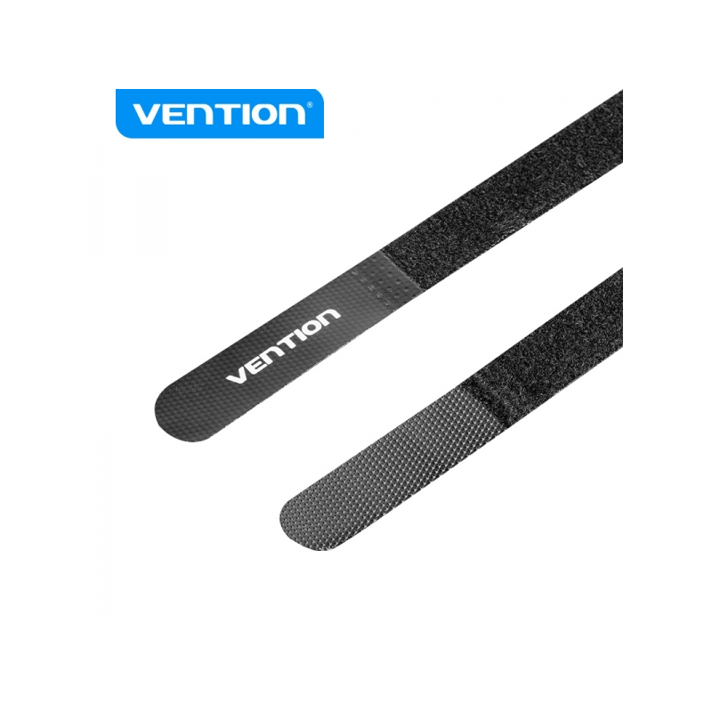 Bande Organisateur de Câbles Vention - 12 cm - Noir