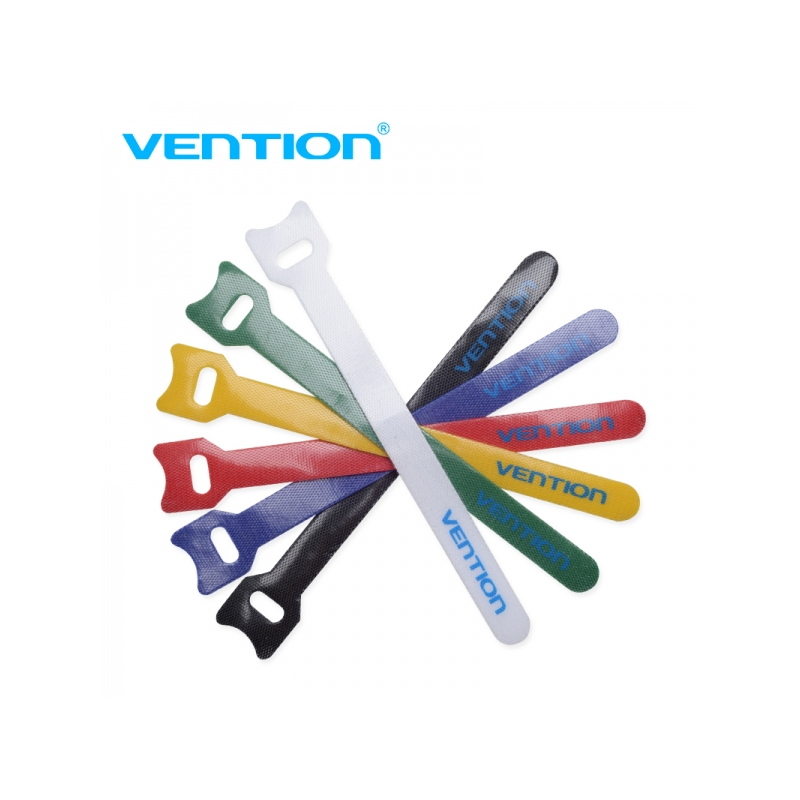 Bande d'organisation de câbles Vention - 6 pièces (150*20) - Couleurs assorties