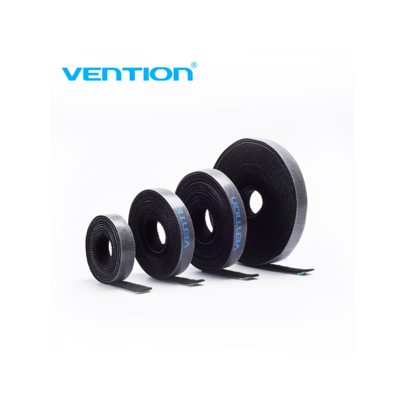 Bande Organisateur De Câble Vention - 5m - Noir