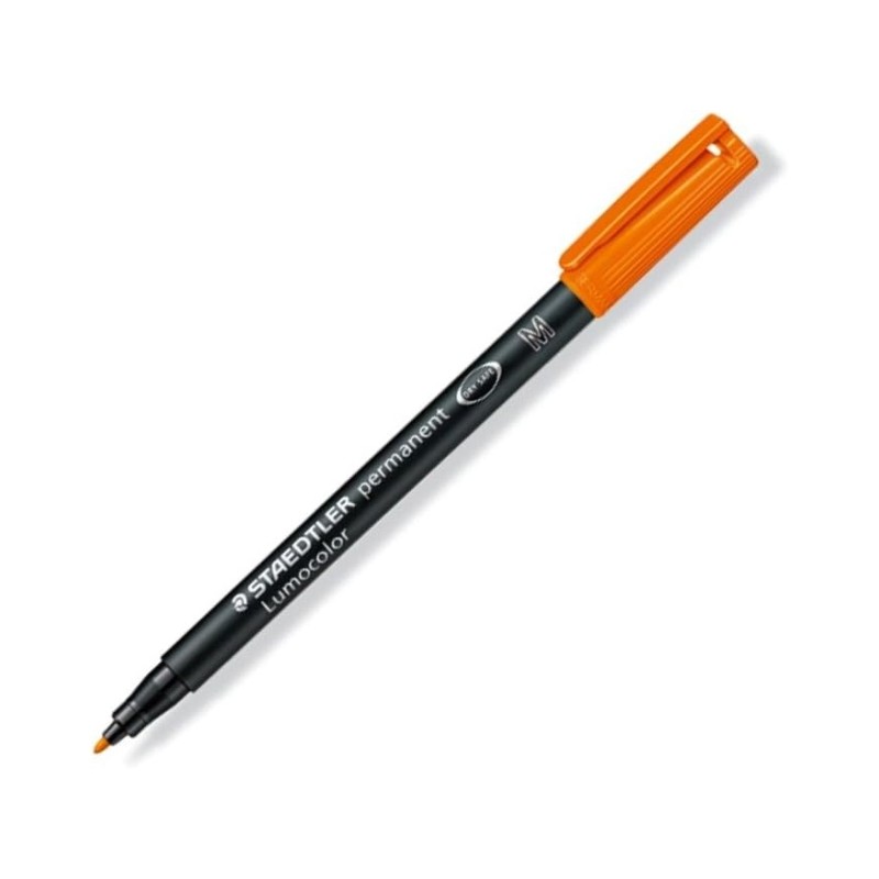 Marqueur permanent Staedtler Lumocolor 317 orange x10