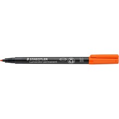 Marqueur permanent Staedtler Lumocolor 317 orange x10