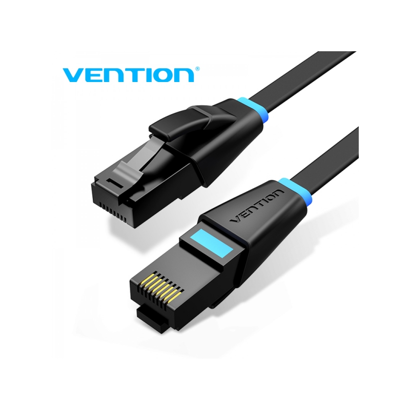 Câble réseau Vention RJ45 UTP Cat.6A - 0,5 m - Couleur noire