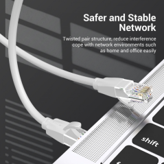 Câble réseau Vention UTP RJ45 Cat.6 - 2 m gris, haute performance