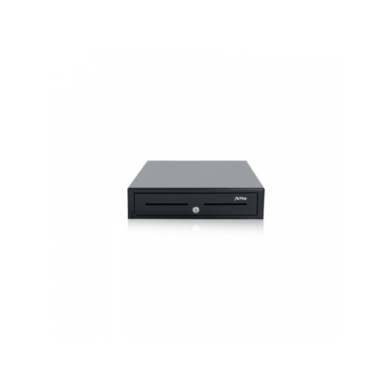 AVPos Cash-U290 Tiroir-Caisse Automatique 41cm - 5 Positions Billets - 8 Positions Pièces - RJ11 - Acier Haute Résistance