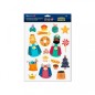 Bismark Lot de stickers muraux de Noël – Comprend les 3 sages – Motifs assortis