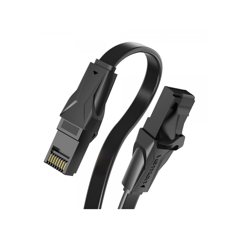 Câble réseau plat UTP RJ45 Cat6 Vention - 2 m - Couleur noire