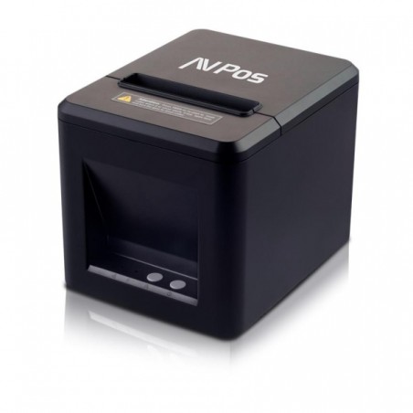 Imprimante thermique de tickets AVPos AVP-TC40NET - Vitesse 260 mm/s - Découpe automatique partielle - USB et LAN - Couleur