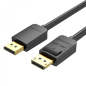 Câble Vention Displayport Mâle vers Displayport Mâle 1.2 4K - 3m - Couleur Noir