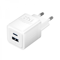 ✅ Chargeur mural Vention GaN 2 ports USB (C+A) (30W/30W) - Charge rapide UE - Couleur blanc couleur Blanc en stock