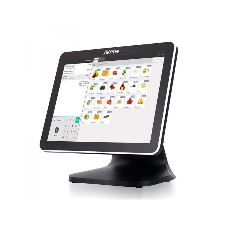 AVPos POS K5000 Aluminium 15 Touch - I7 - Mémoire 8 Go - SSD 128 Go - VGA et HDMI - Couleur Noir AVPos POS K5000 Aluminium 15 Touch - I7 - Mémoire 8 Go - SSD 128 Go - VGA et HDMI - Couleur Noir