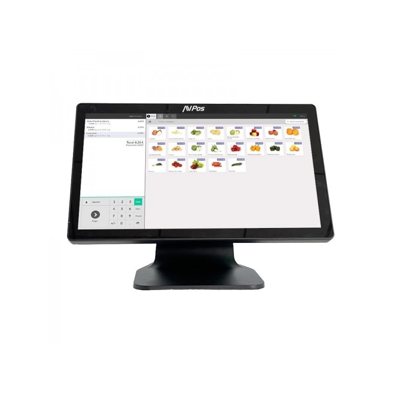 AVPos POS K4000 Max 18.5 Touch - I3 - Mémoire 8 Go - SSD 128 Go - VGA et HDMI - Couleur Noir