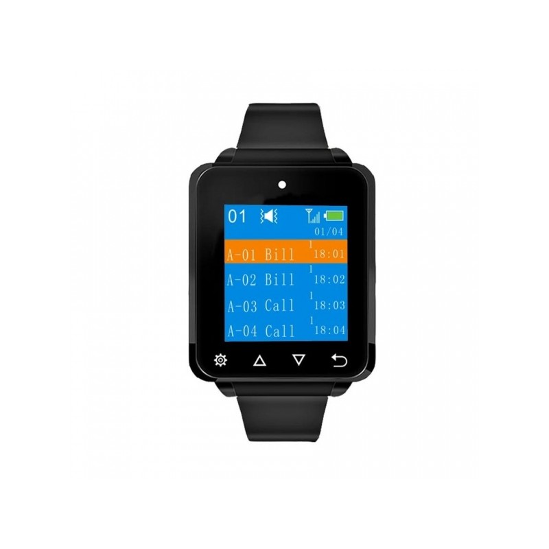 AVPos AVP-AC-W01 Réveil de Serveur - 4 Messages Simultanés - Vibration - Bip - Couleur Noir