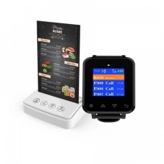 système d’appel serveur restaurant noir