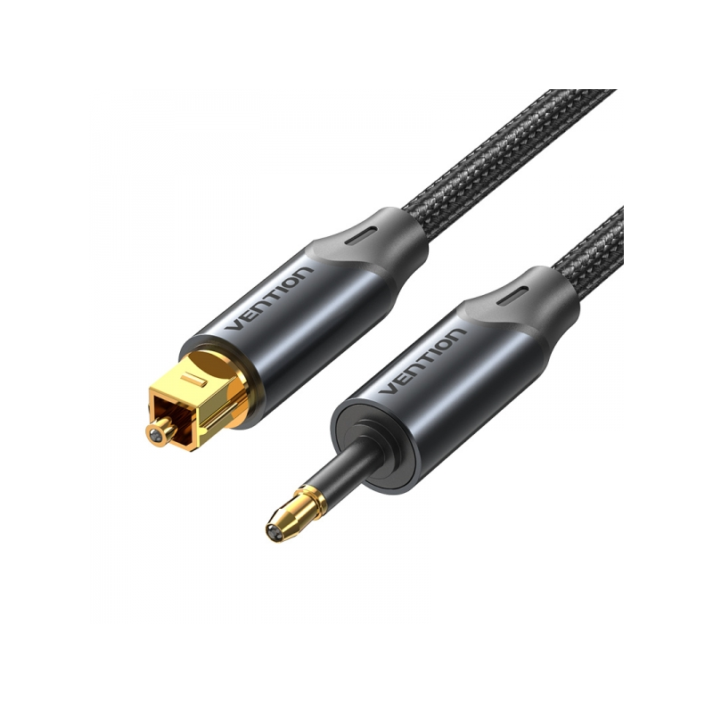 Câble audio fibre optique Vention - 1,5 m - Couleur noire