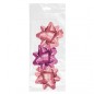 Dohe Chic Pack de 3 Noeuds Cadeaux - Forme Étoile - Taille 8cm - Couleur Rose