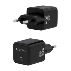 ✅ Aisens Gan USB-C Chargeur 30W - Haute efficacité énergétique - Design élégant et moderne - Technologie AI en stock