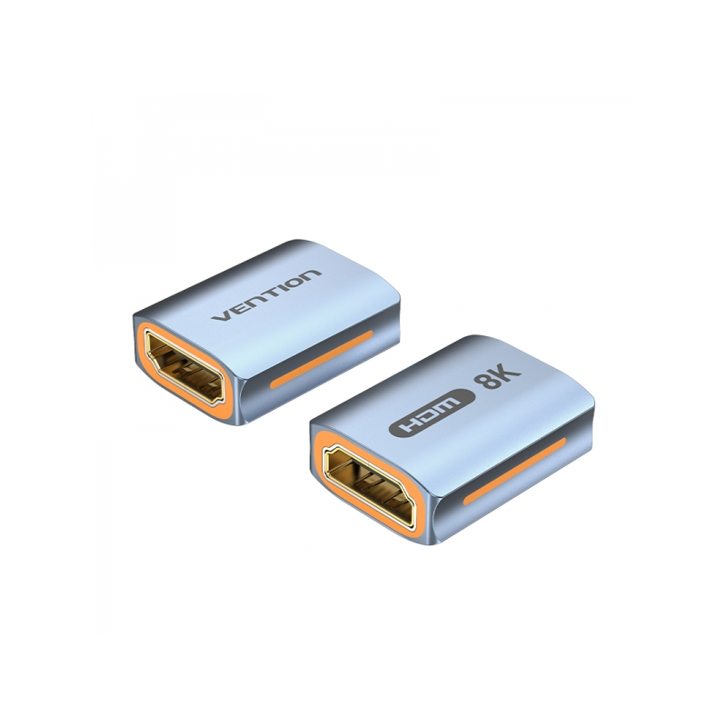 Adaptateur HDMI femelle vers HDMI femelle 2.1 8K Vention - Bleu