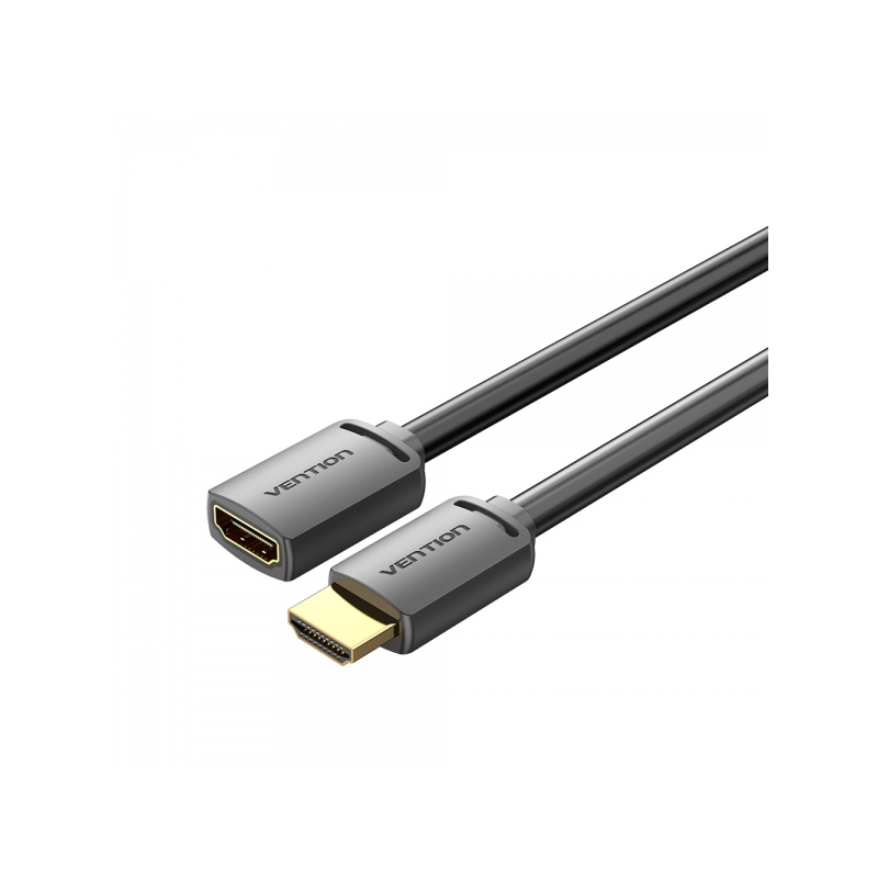 Câble d'extension HDMI mâle vers HDMI femelle 2.0 4K Vention - 1,5 m - Noir