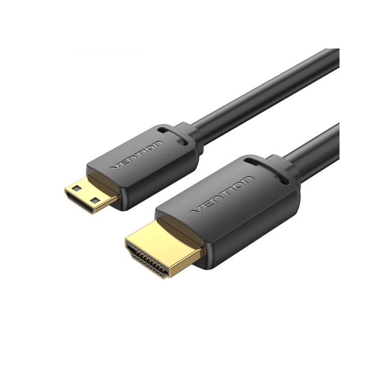 Câble HDMI mâle vers mini HDMI mâle 2.0 4K Vention - 3 m - Noir
