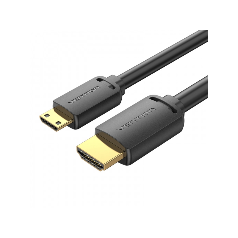 Câble HDMI 2.0 Vention 4K HDMI Mâle vers Mini HDMI Mâle - 1m - Noir