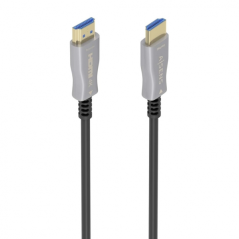 Câble HDMI V2.0 haut débit Aisens AOC Premium avec Ethernet - Connecteurs de type vers mâle - Fibre optique et cuivre