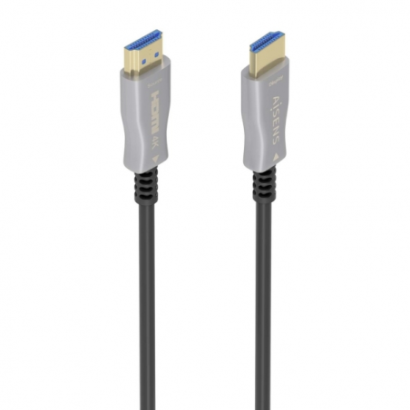 Câble HDMI V2.0 haut débit Aisens AOC Premium avec Ethernet - Connecteurs de type vers mâle - Fibre optique et cuivre