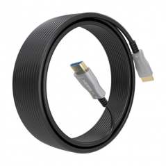 Câble HDMI V2.0 haut débit Aisens AOC Premium avec Ethernet - Connecteurs de type vers mâle - Fibre optique et cuivre