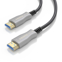 Câble HDMI V2.0 haut débit Aisens AOC Premium avec Ethernet - Connecteurs de type vers mâle - Fibre optique et cuivre