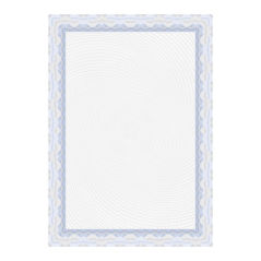 Apli Pack de 70 Feuilles de Papier pour Certificat - Design Spirale - 115gr - Idéal pour Certificats et Diplômes - Compatible